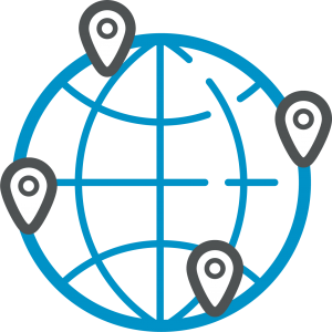 globe icon location