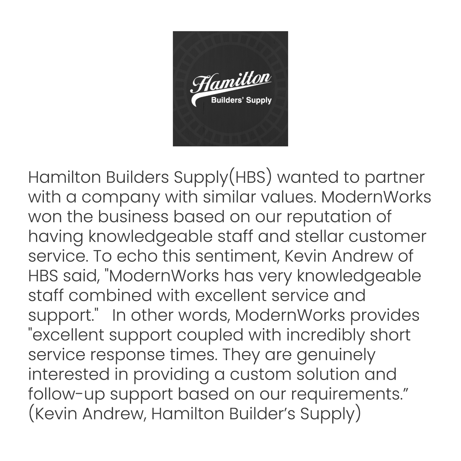 Hamilton Builders Supply 1